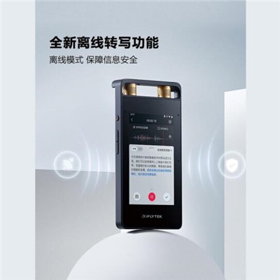 科大讯飞 SR502 录音外围设备 AI智能免费转写 实时语音转换文字中英翻译高清降噪 星空灰 16G+云储存